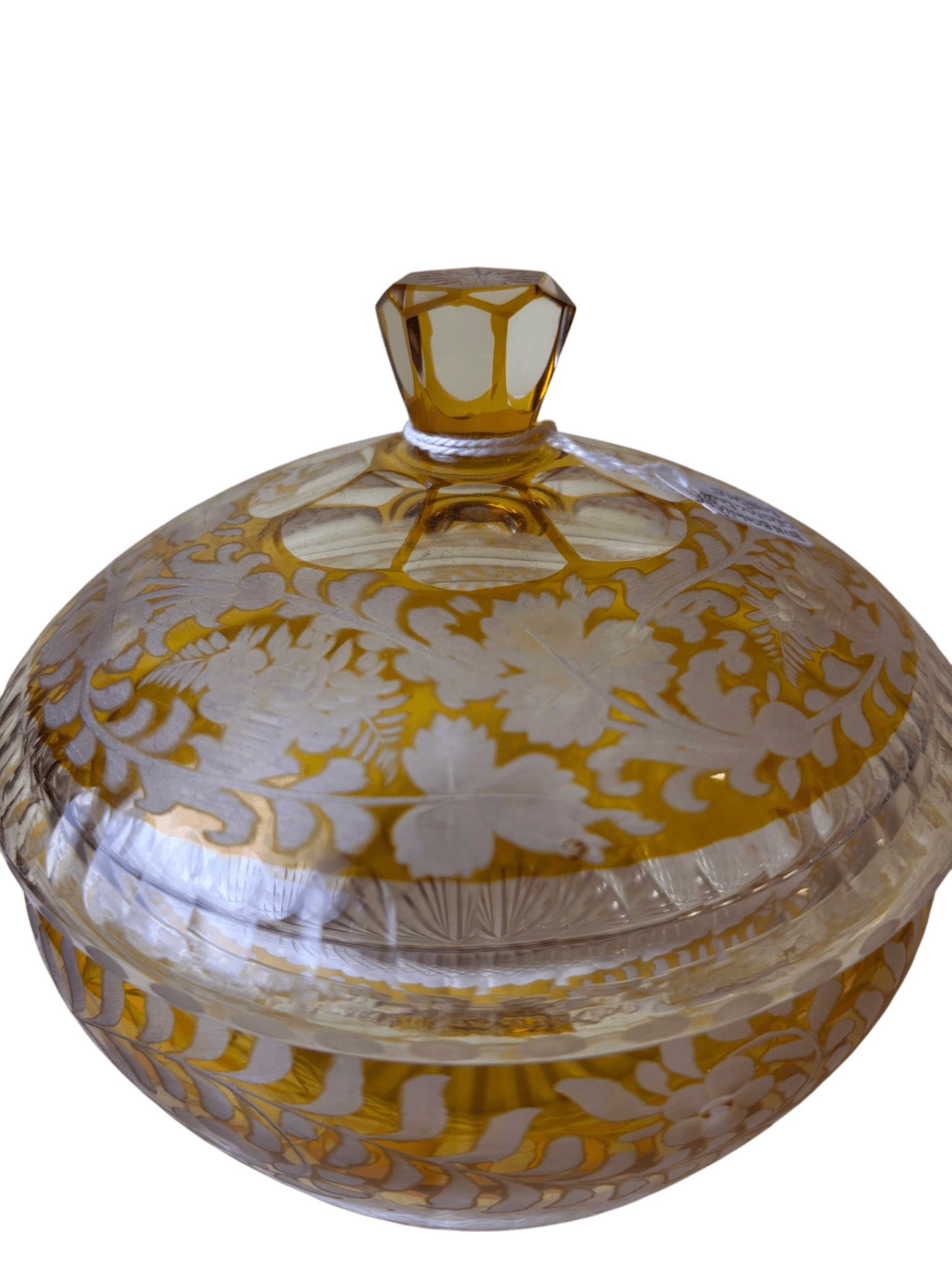 Bonbonnière en cristal