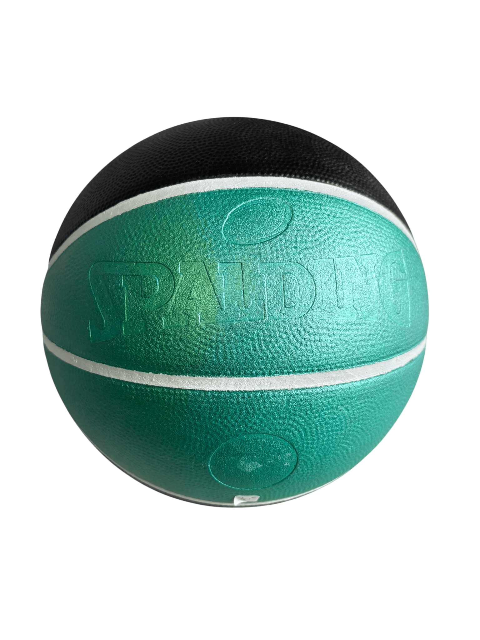 Ballon de basket Spalding vert et noir