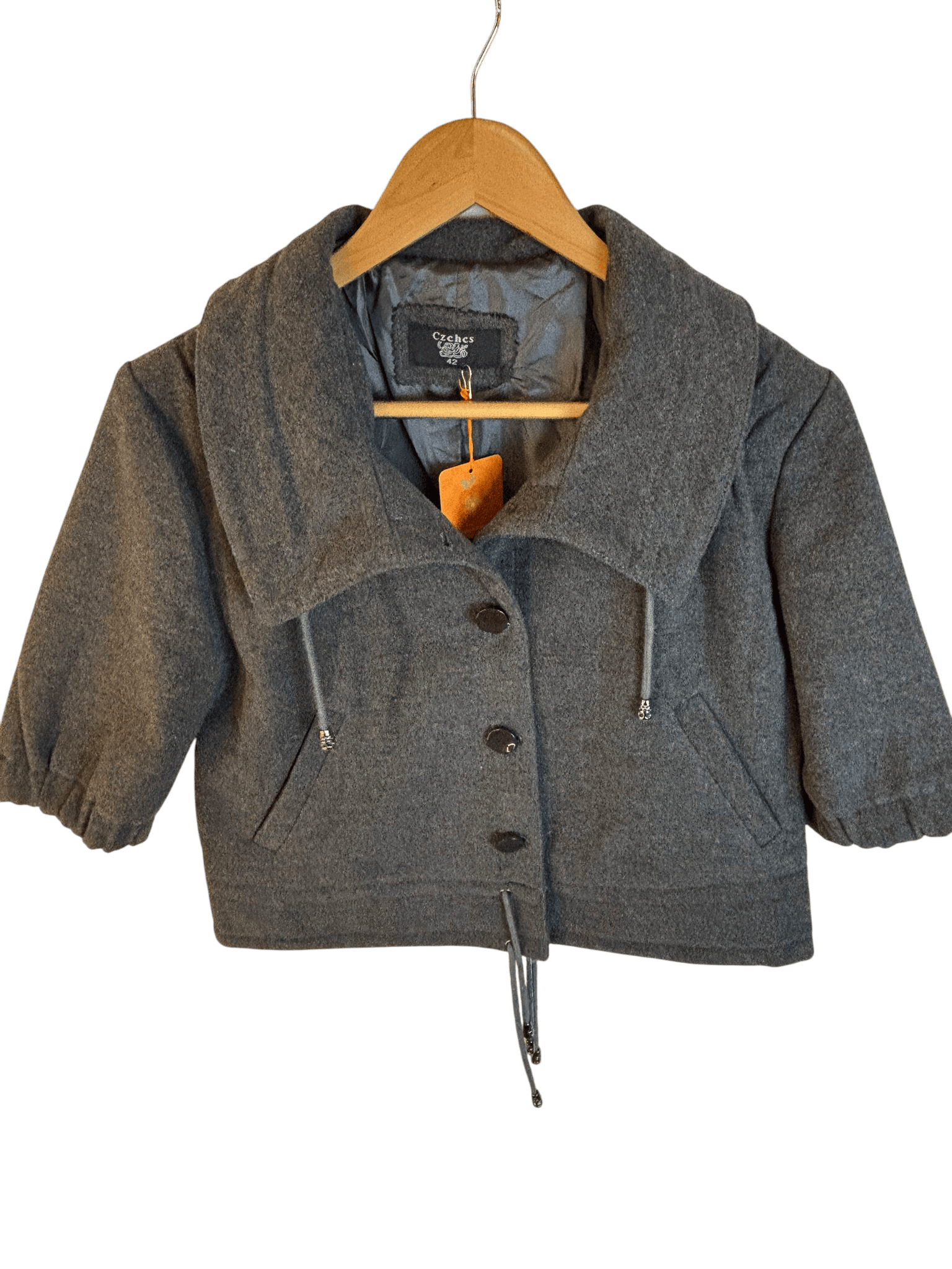 Veste grise en laine