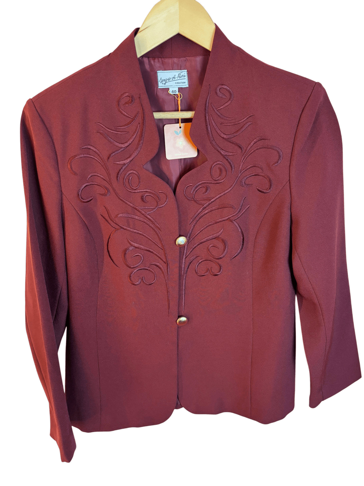 Veste bordeaux Sergio di Fiori