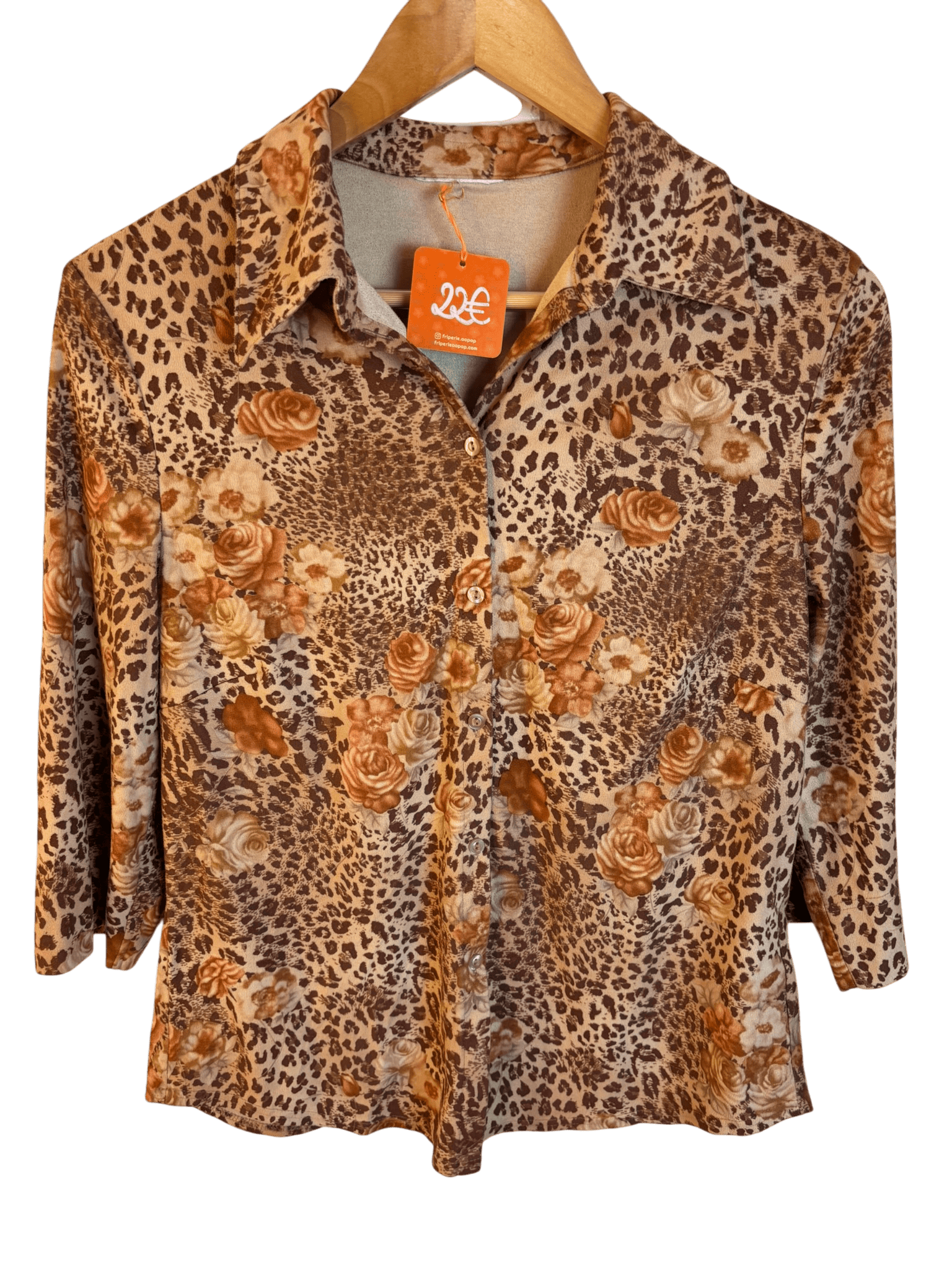 Chemise vintage florale