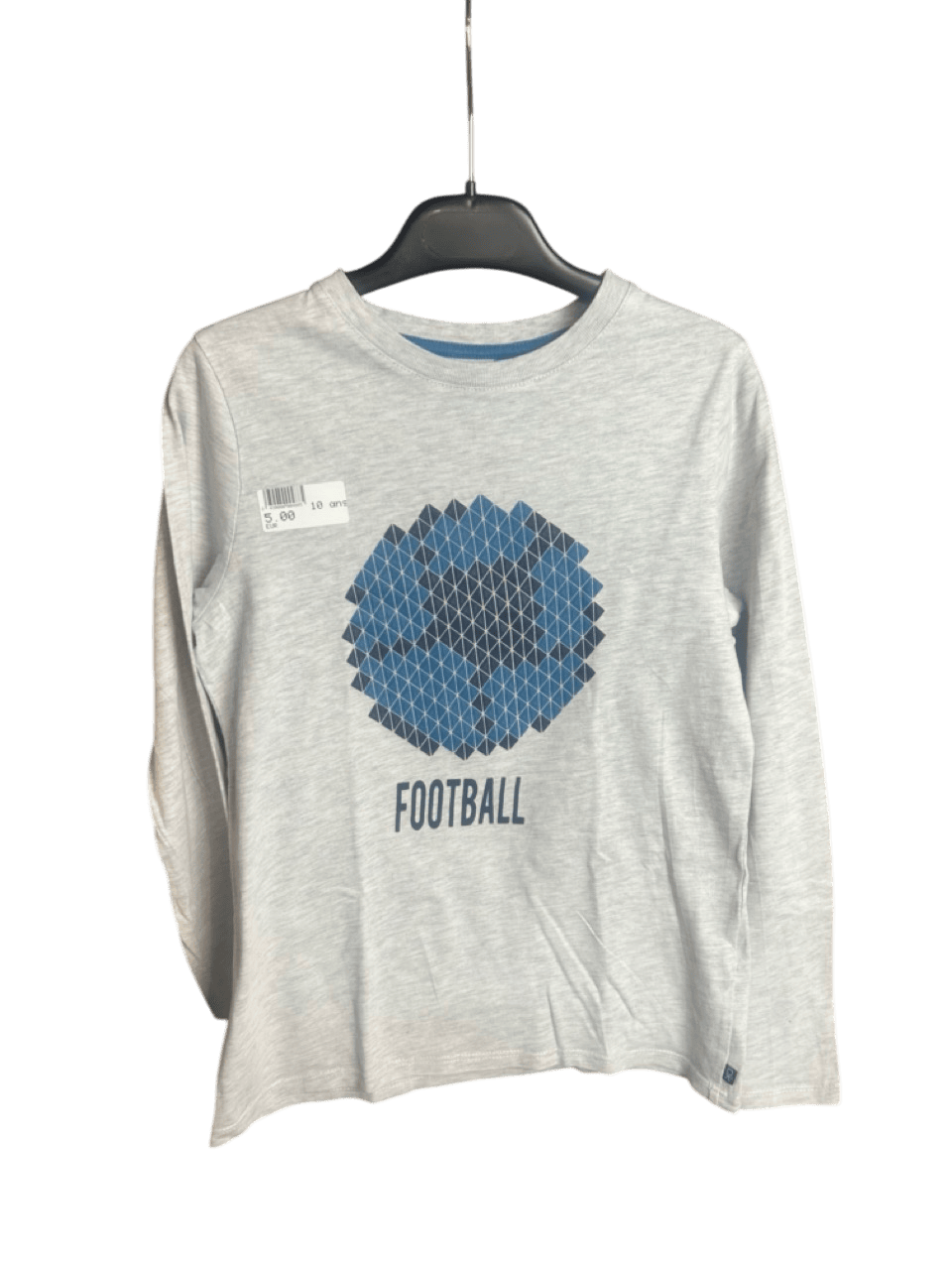 T-shirt long manches enfant football