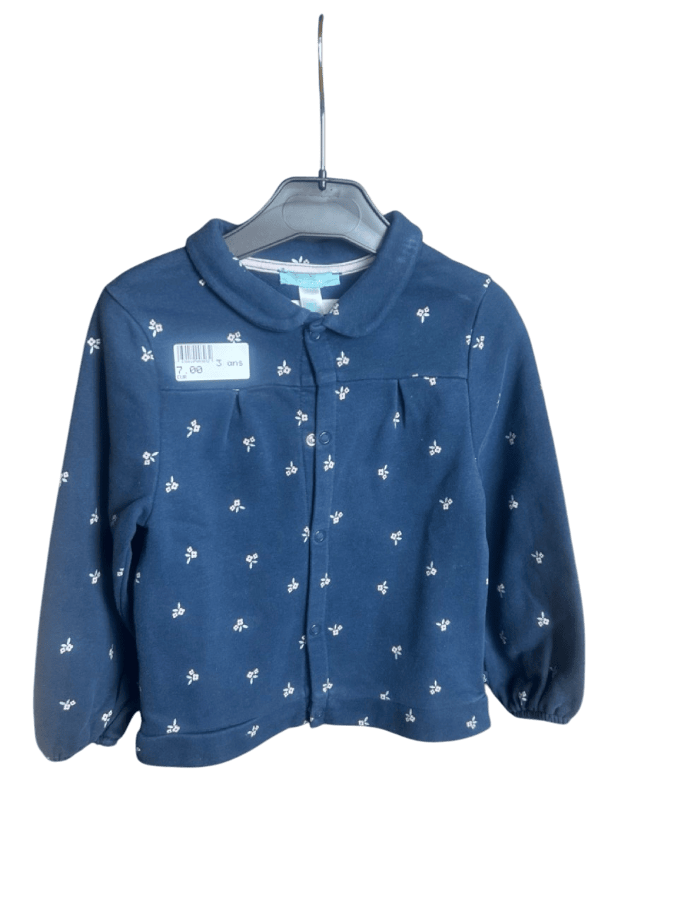 chemise à motifs floraux 3 ans