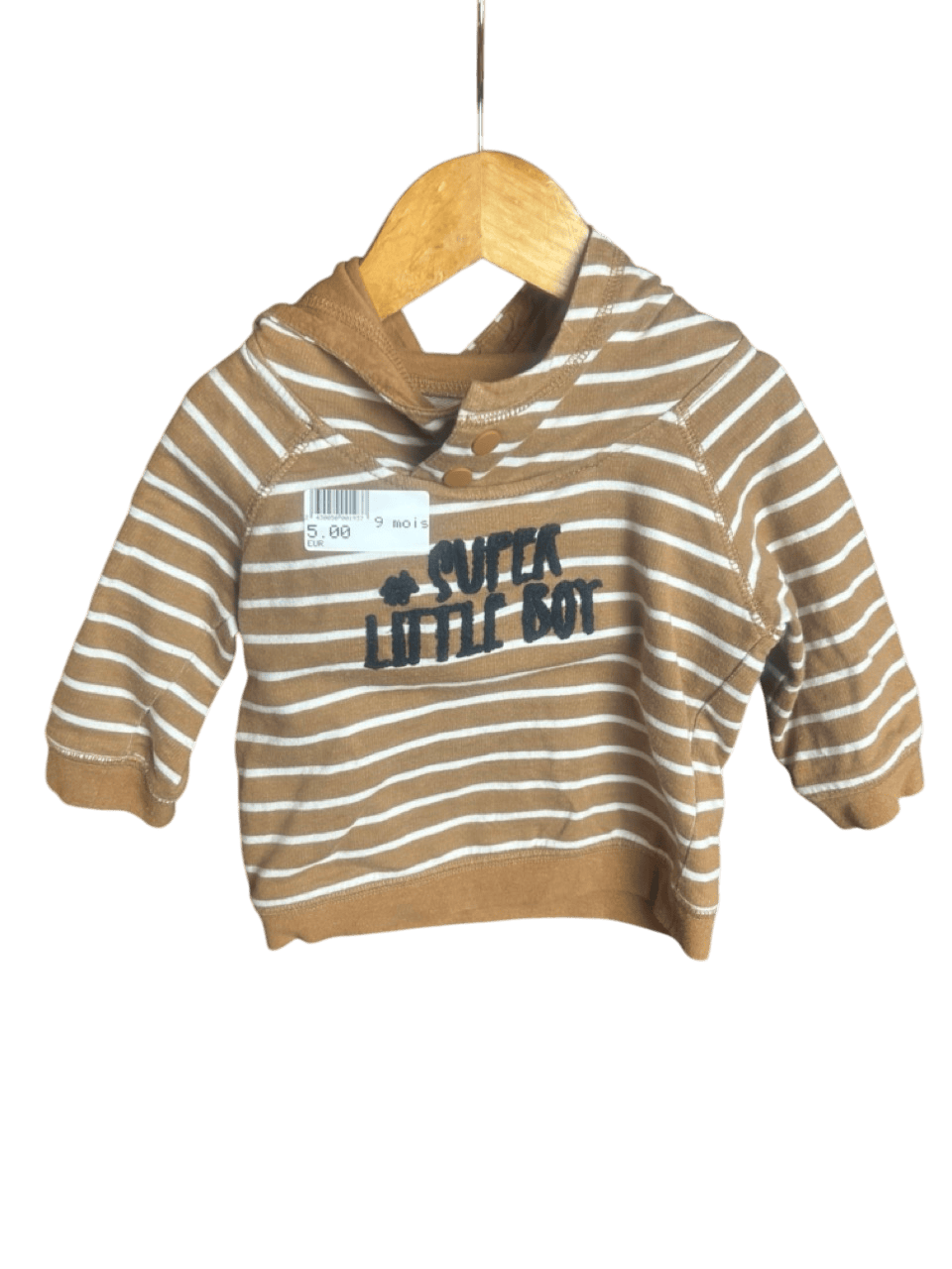 Sweat à capuche bébé Vertbaudet 9 mois