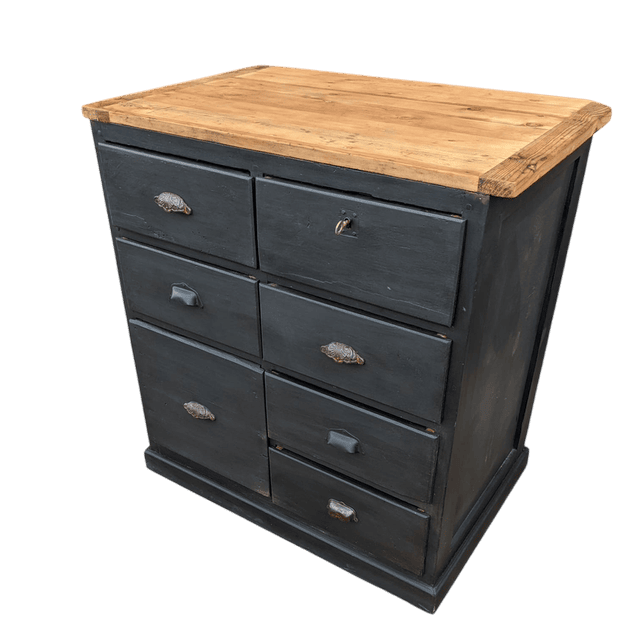 comptoir avec tiroirs vintage