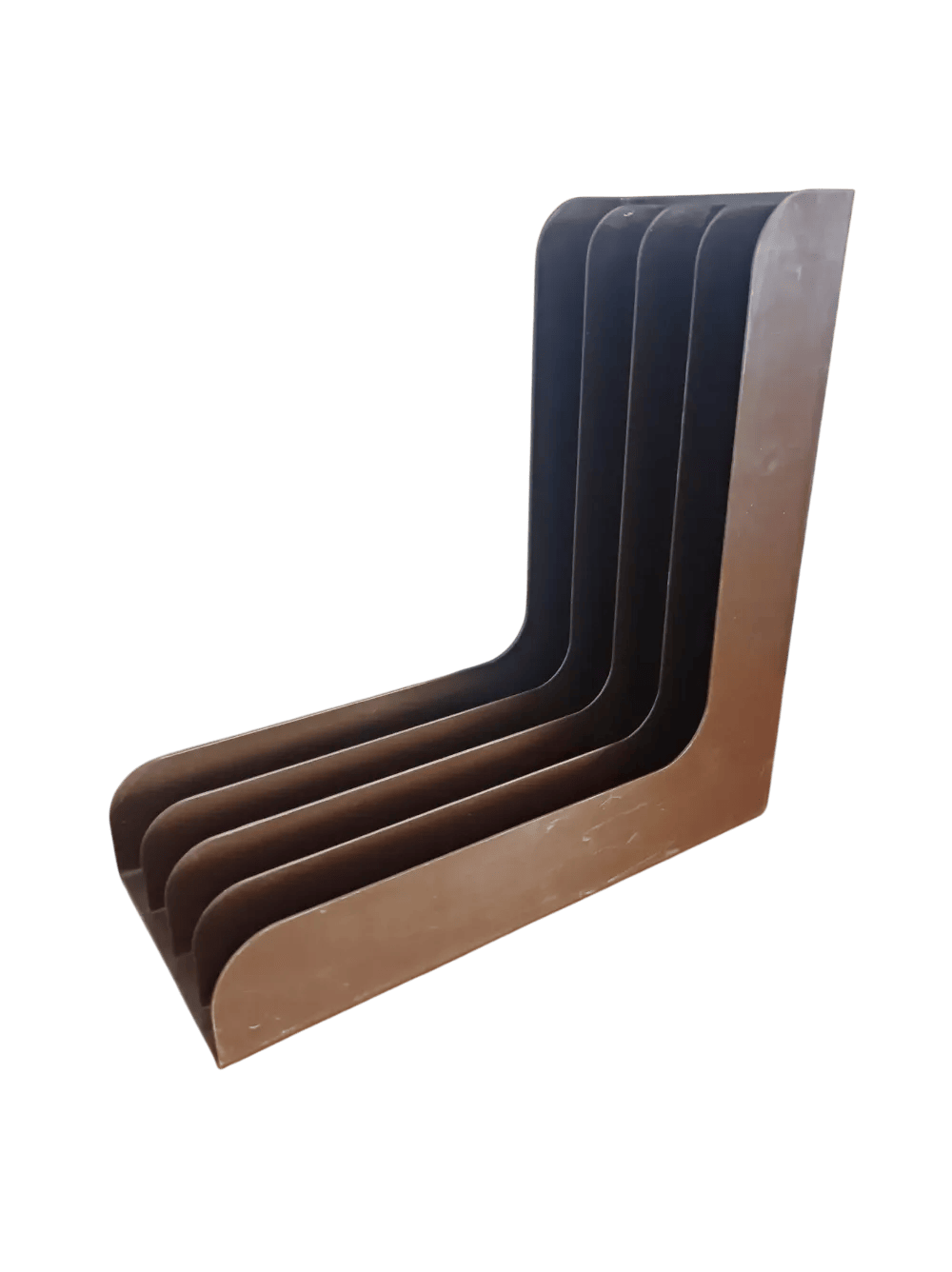 Range vinyle boomerang en plexiglas