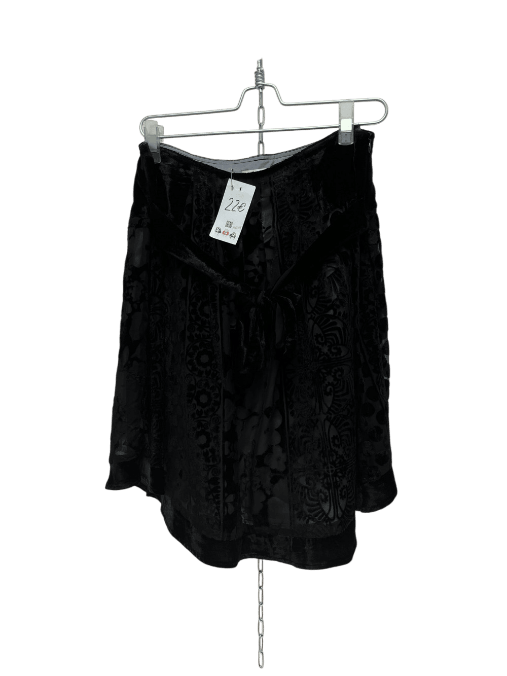 Jupe en velours noire Taille 38