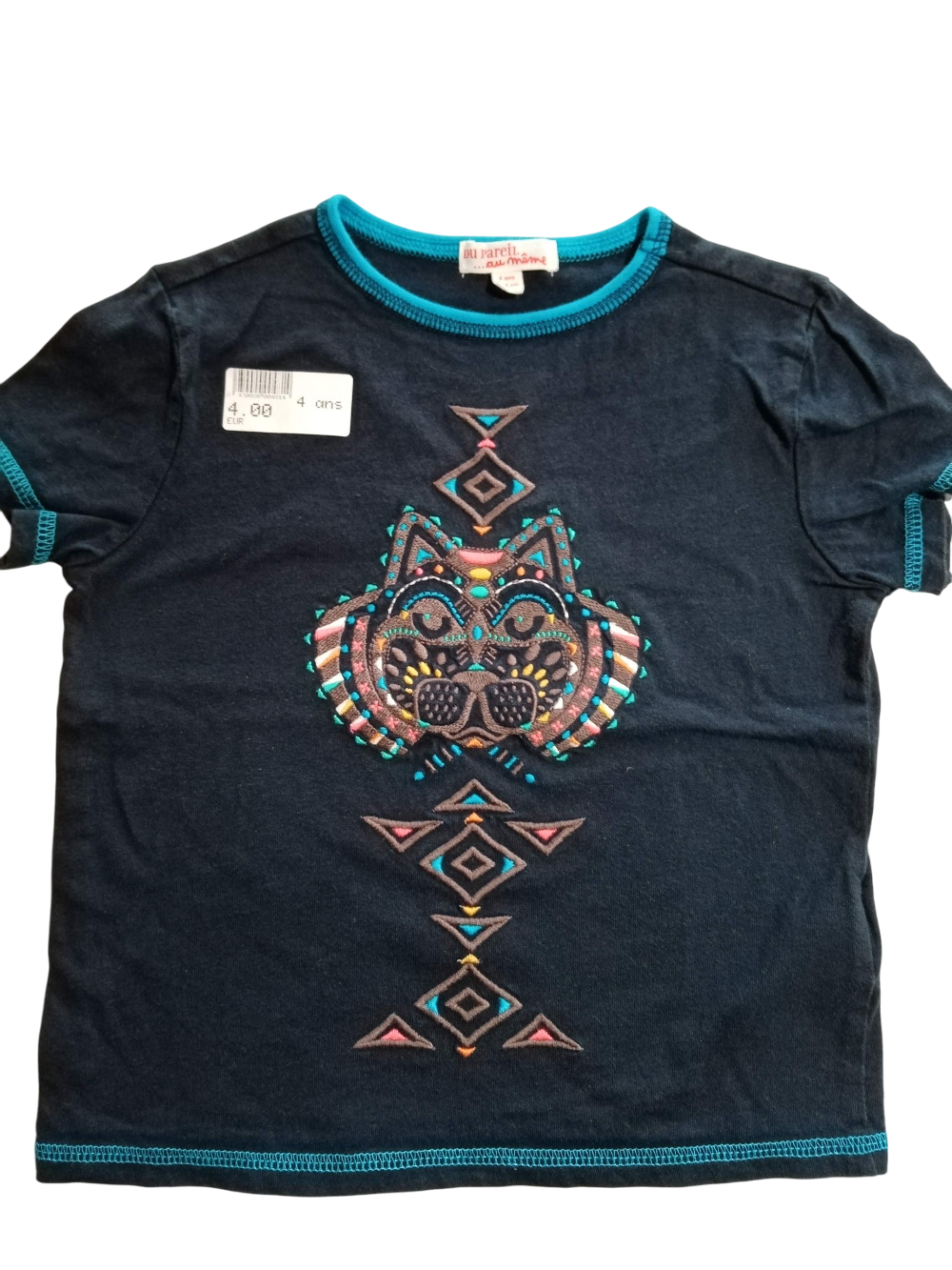 T-shirt avec motif brodé 4 ans