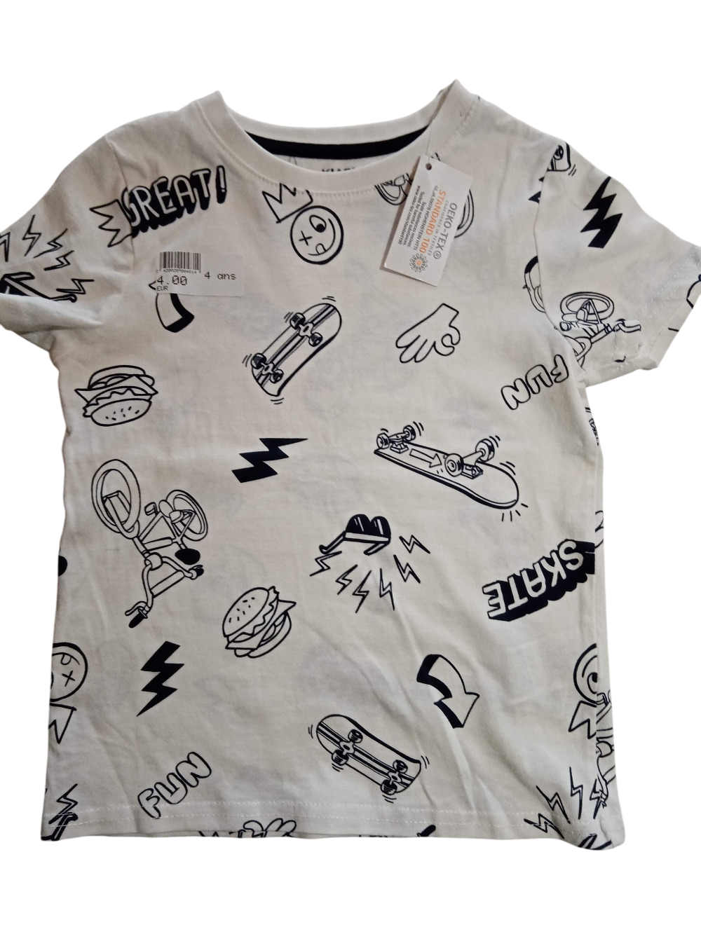 T-shirt enfant Kiabi 4 ans NEUF